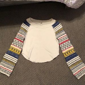 Free people— bell bottom like long sleeve shirt